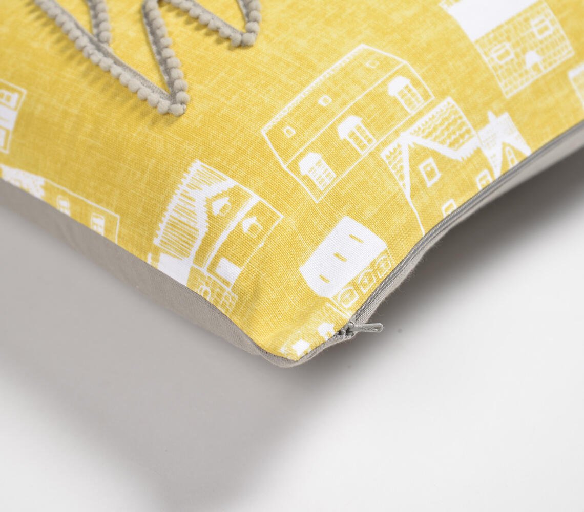 Sunshine 'Home' Cushion cover, 17.2 x inches