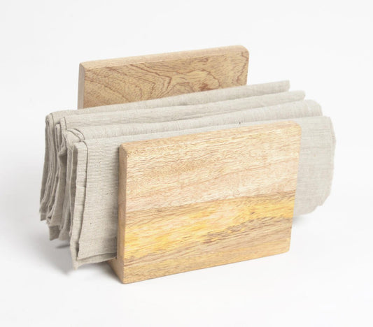 Mango Wood Classic Napkin Holder