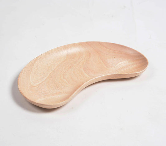 Classic Neem Wood Bean-Shaped Serving Tray