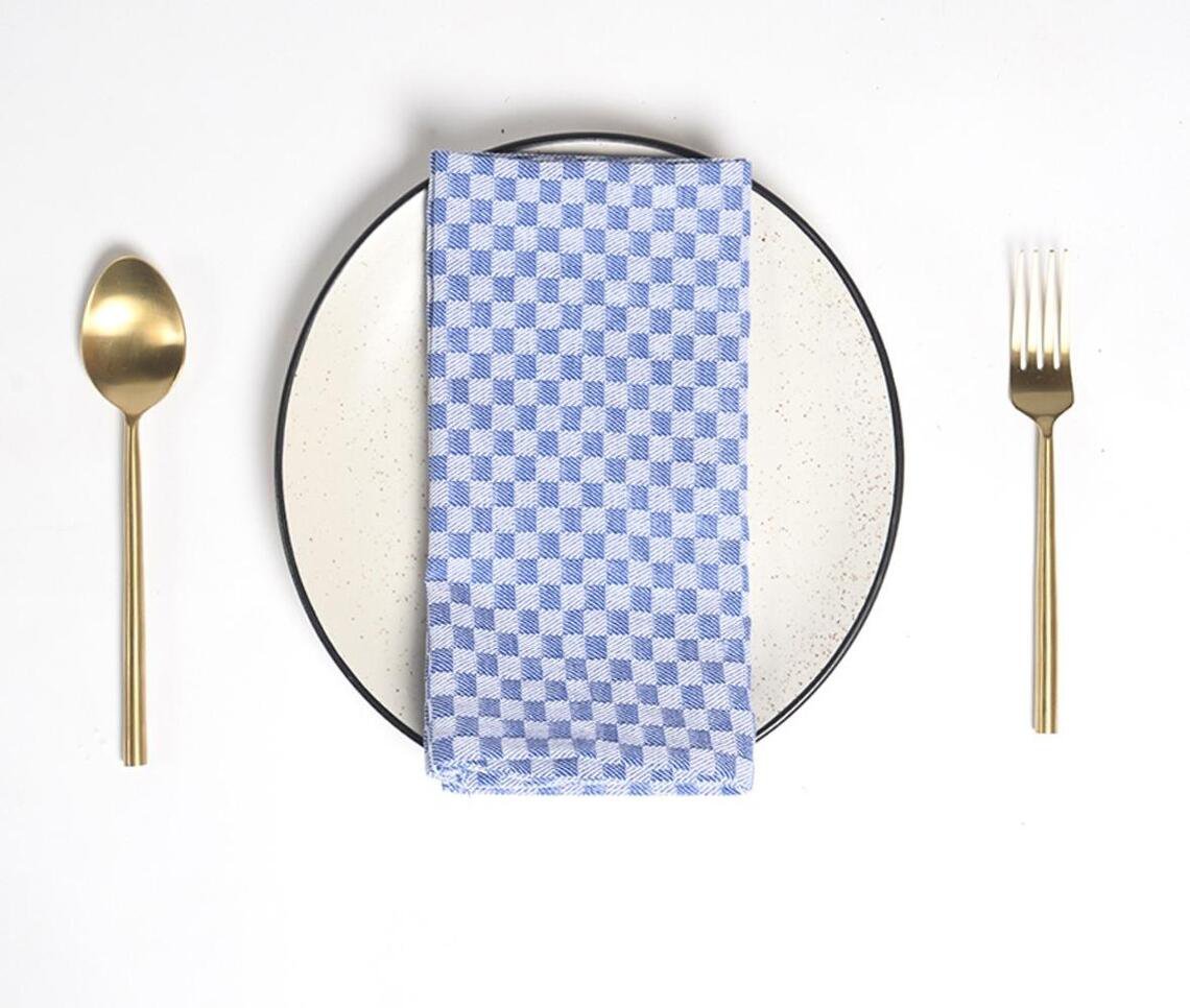 Handwoven Cotton Table Napkins (Set of 4)