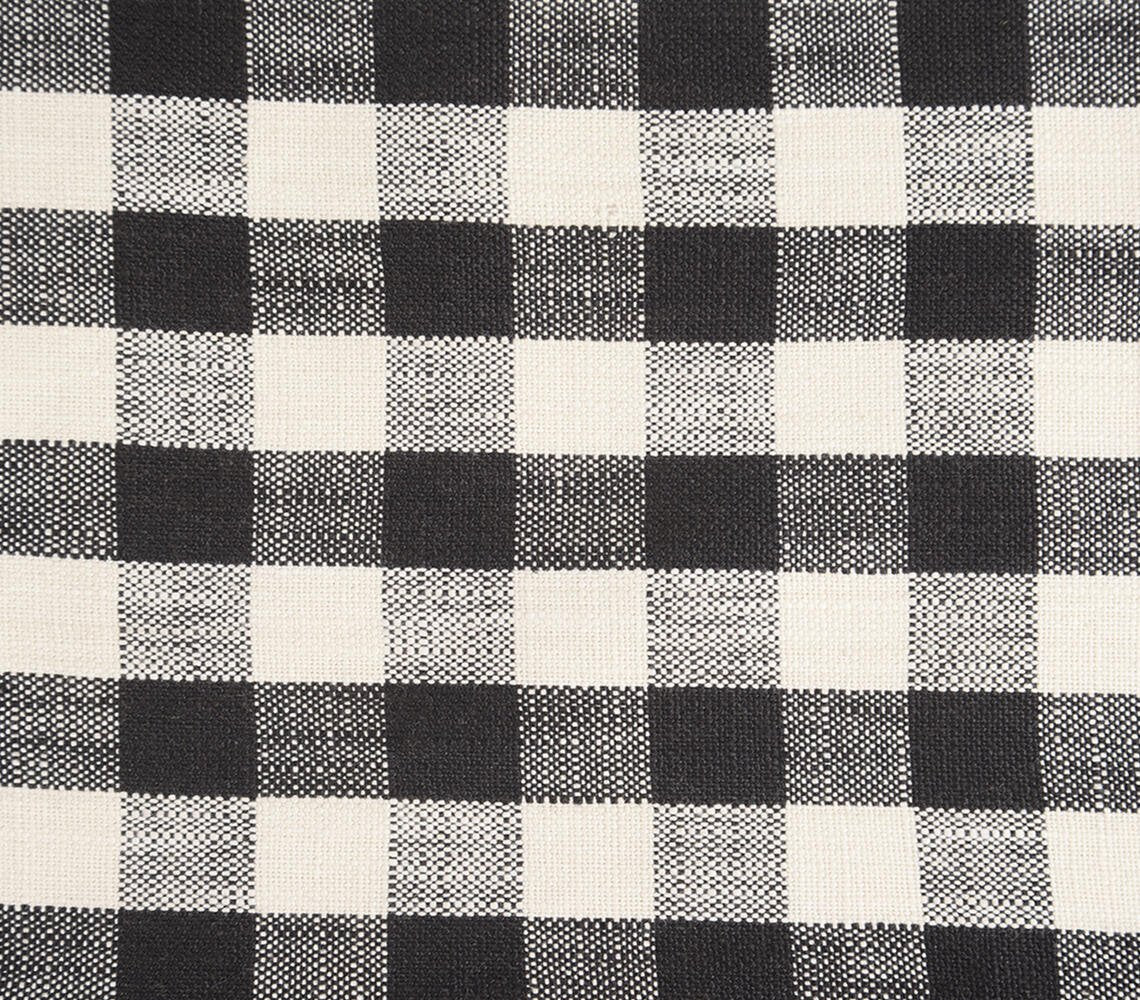 Monotone Checkered Handwoven Napkins (set of 4)