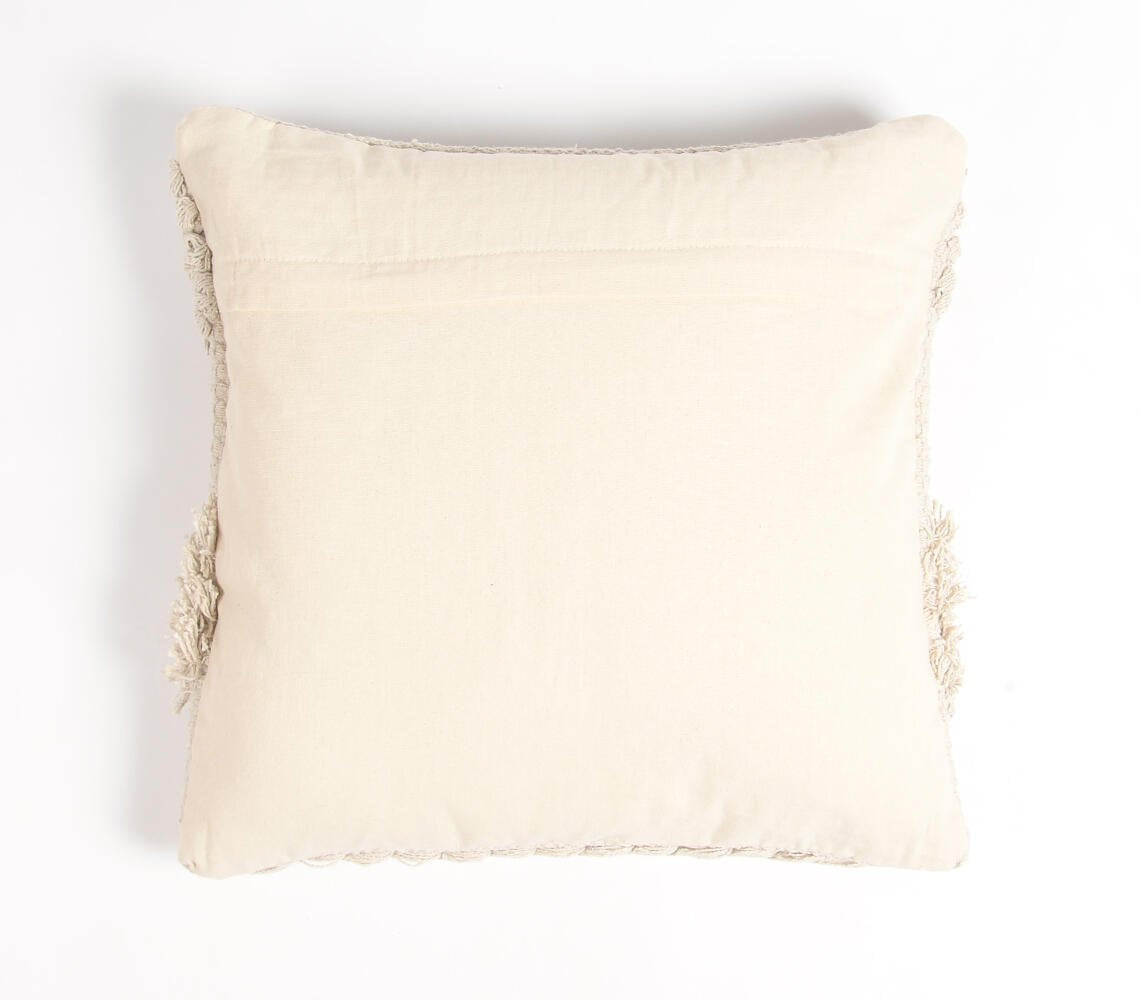 Hand Tufted Cotton Cushion Cover