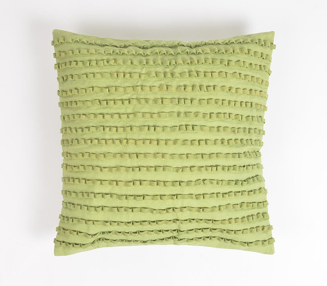 Embellished Lime Cushion Cover