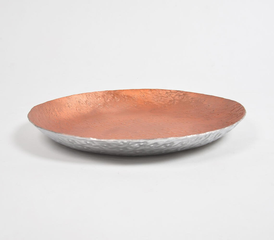 Bronze-Toned Round Charger Plate