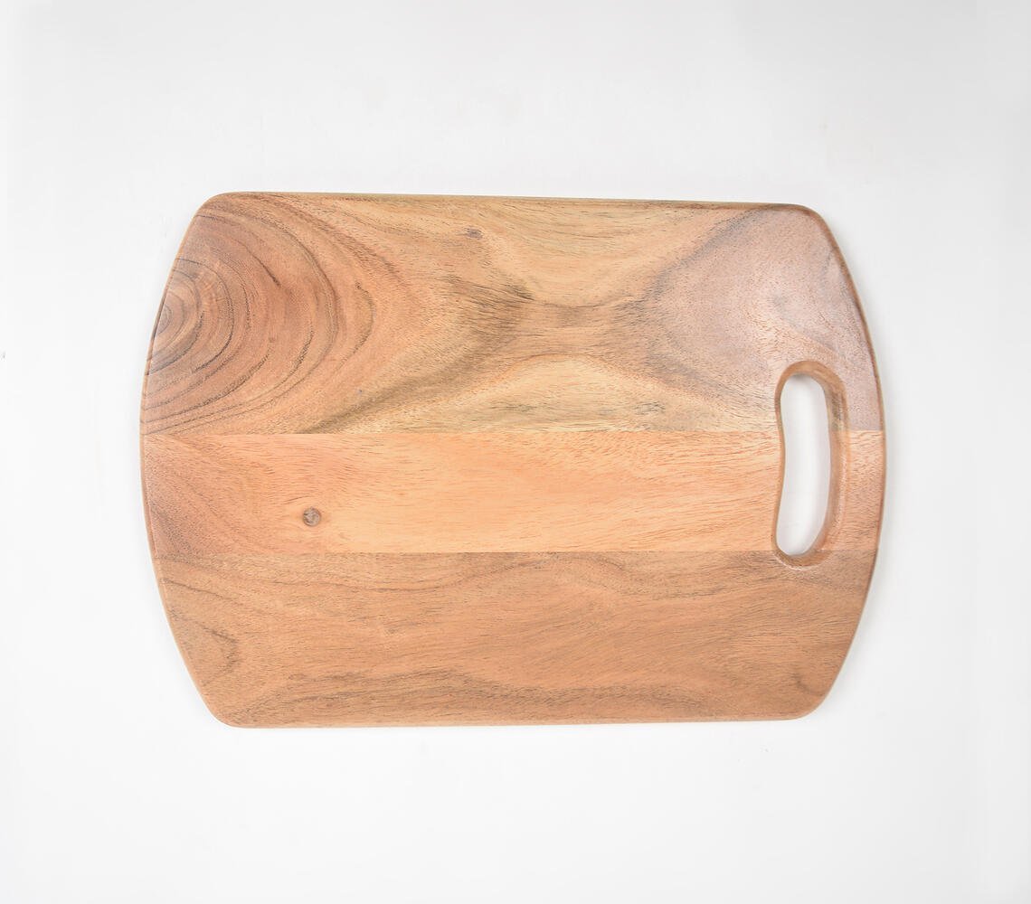 Stylish Raw Acacia Wood Cutting Board