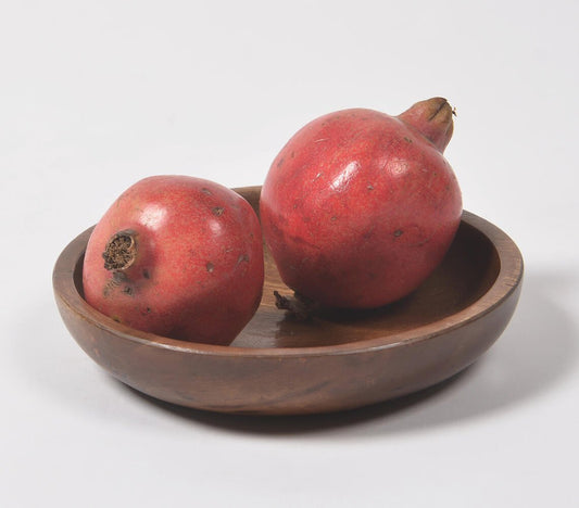 Natural Mango Wood Fruit Bowl