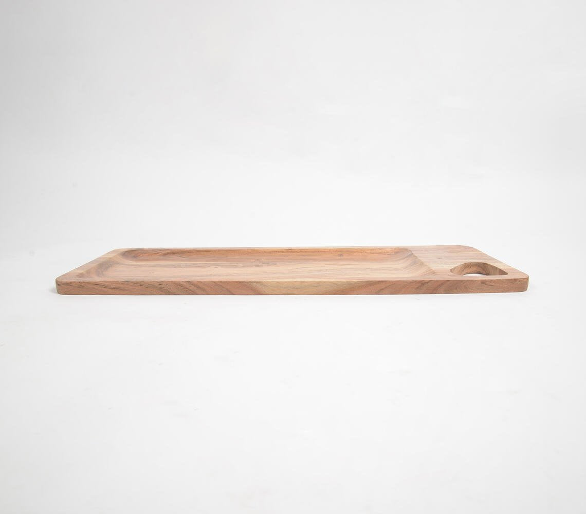 Acacia Wood Classic Serving Platter