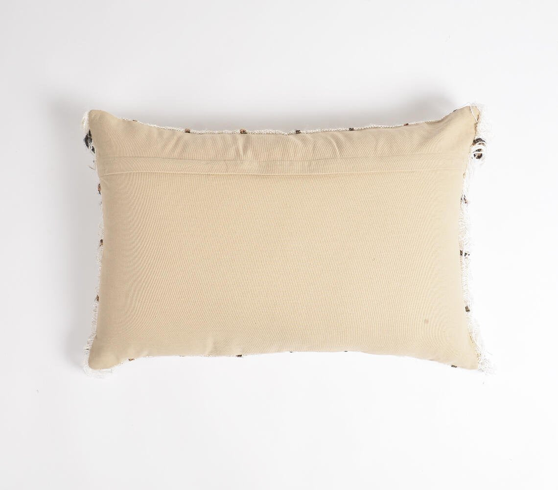 Line striped lumbar pillow cover