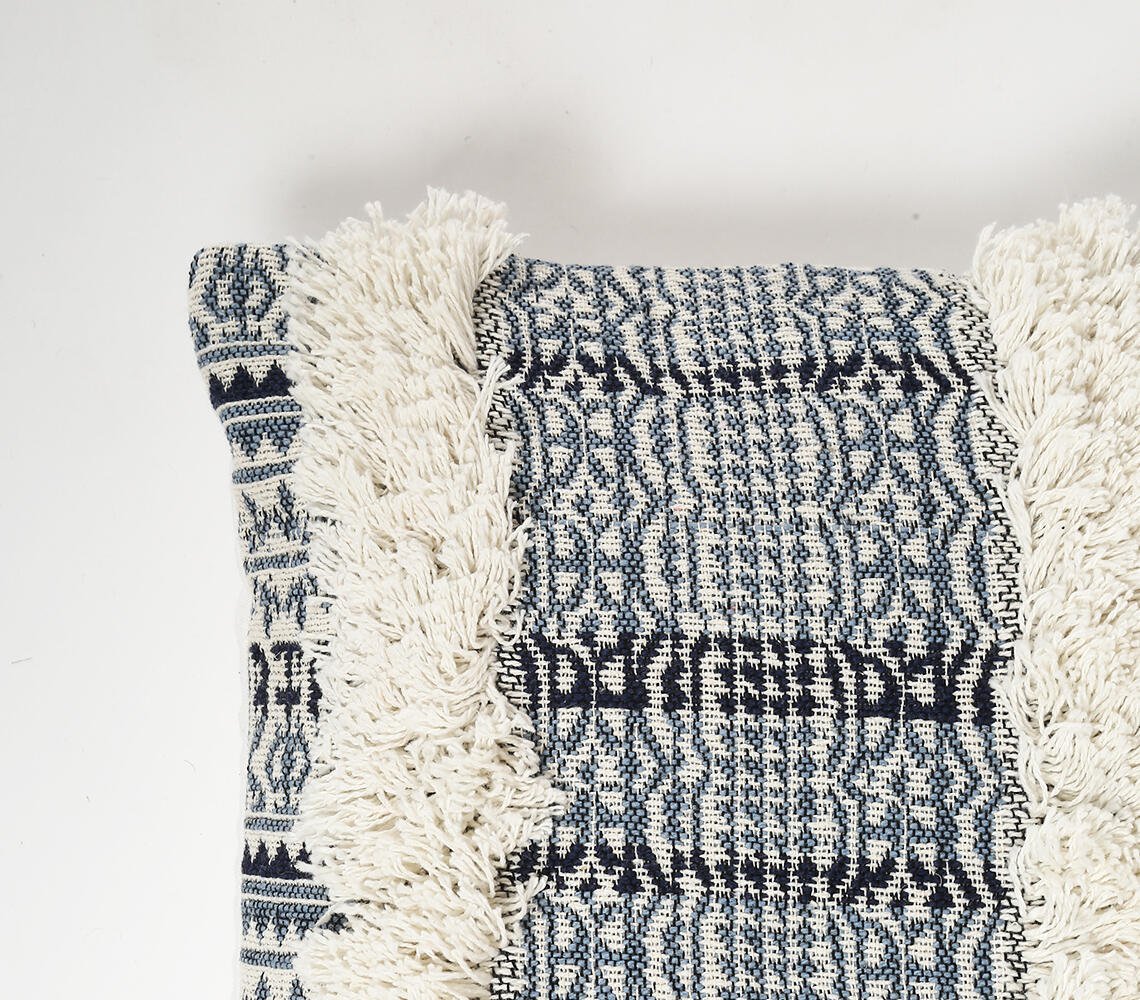 Textured & Printed Lumbar Cushion Cover