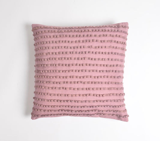 Embellished Mauve Cushion Cover