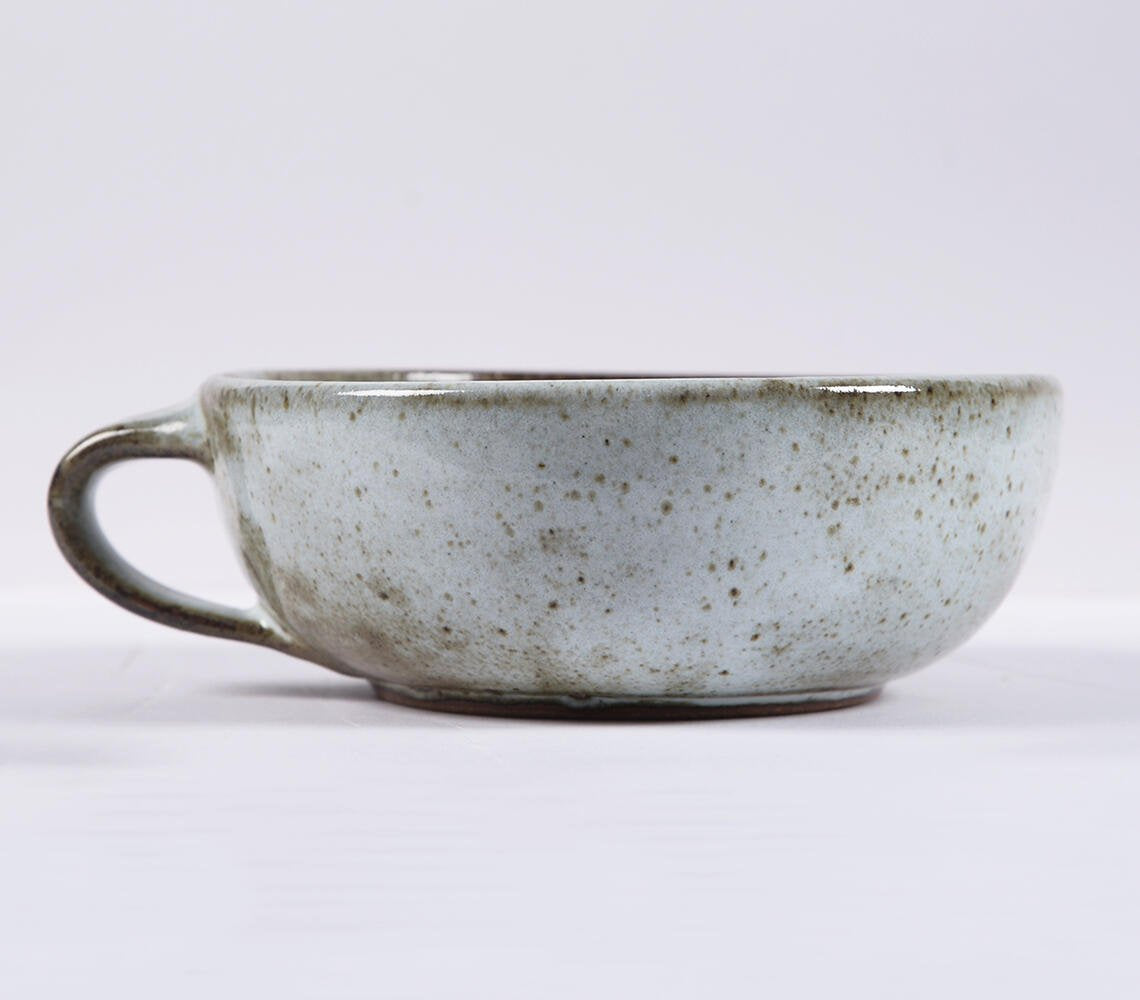 Minimal Pottery Clay soup mug