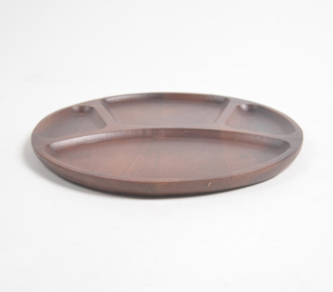 Hand carved Wooden Serving Platter