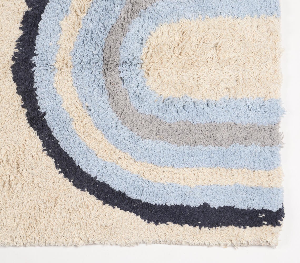 Tufted Blue Breeze Bath mat