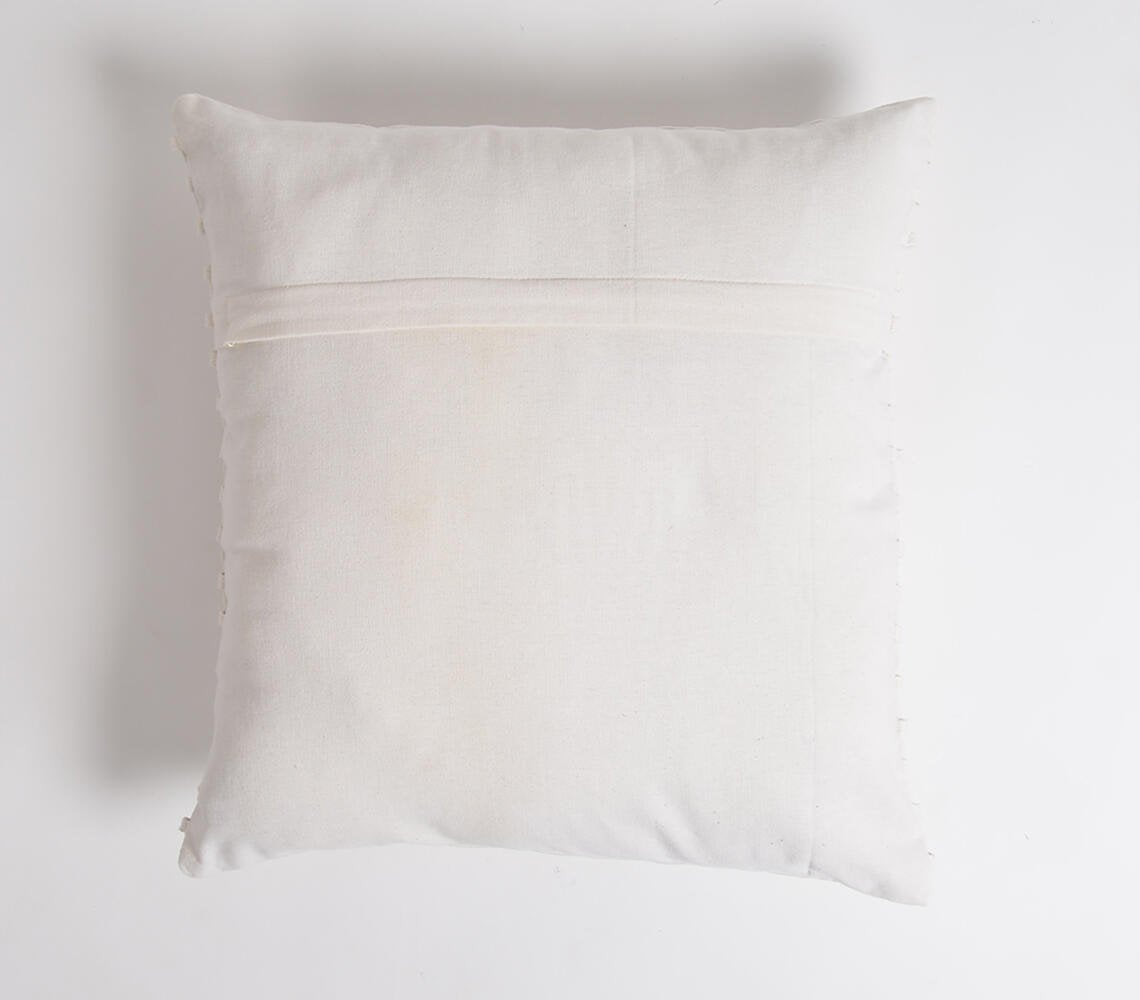 Embellished Ivory Cushion Cover