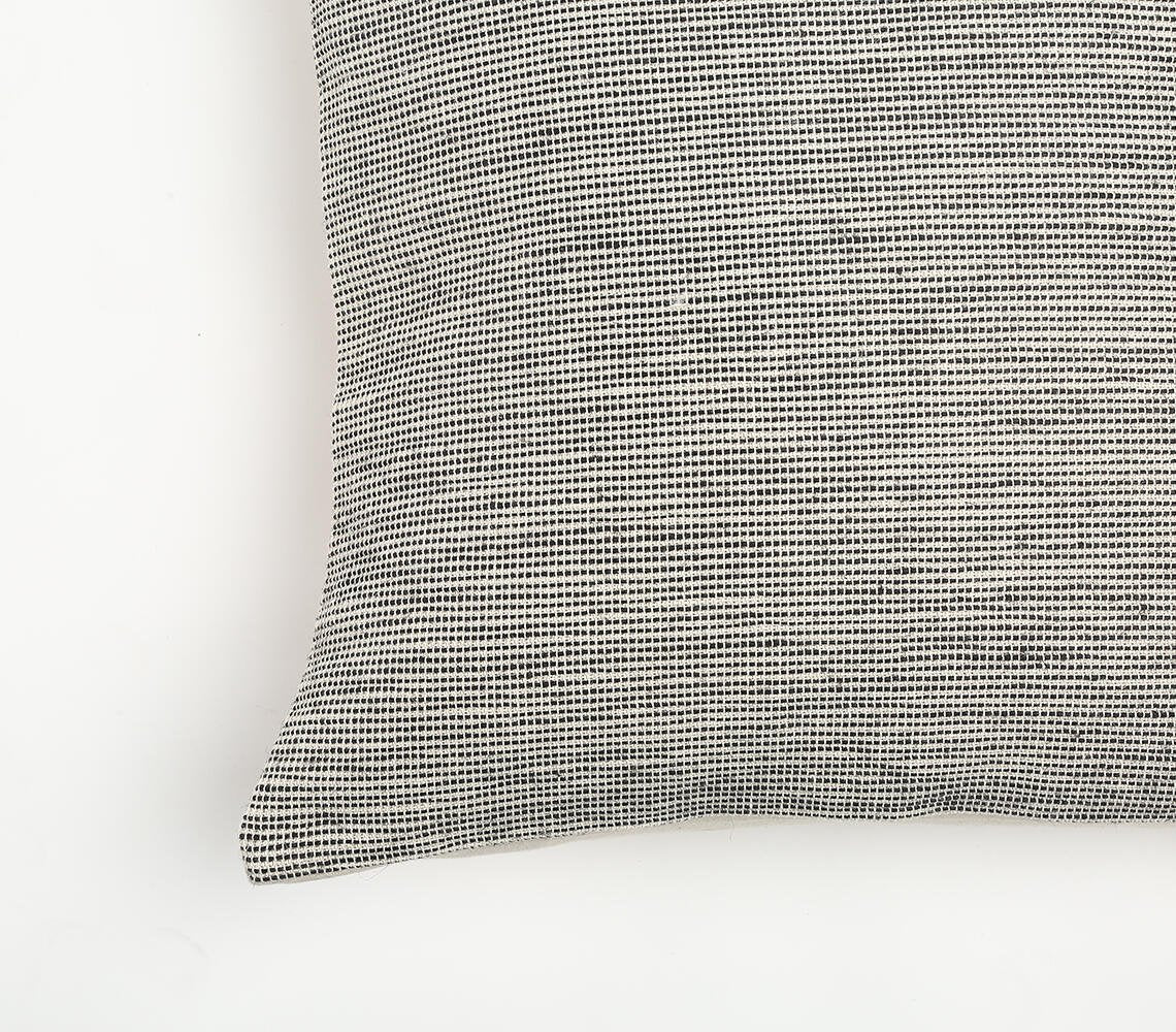 Woven Muted Grey Cushion cover