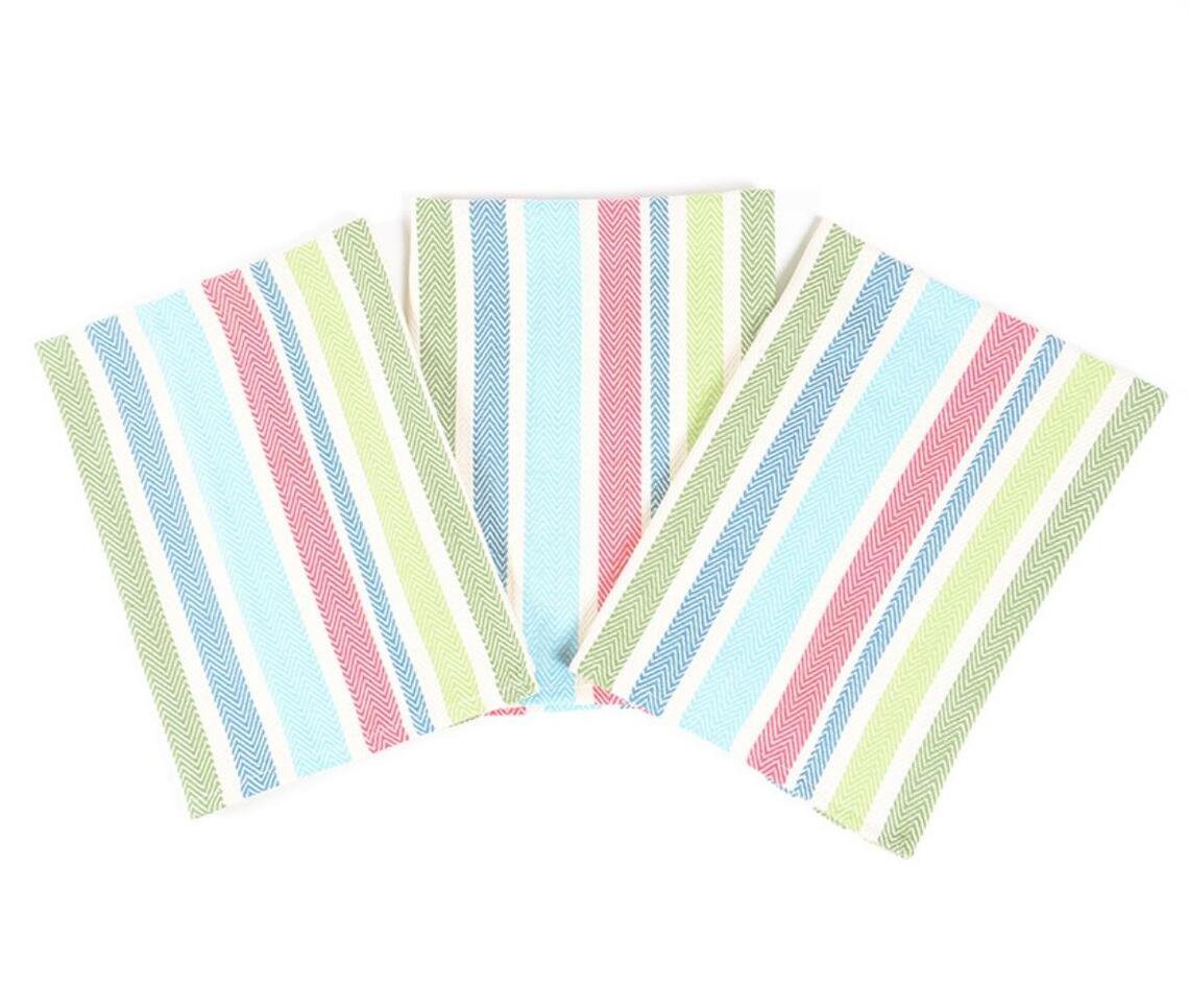 Eclectic Striped Kitchen Towels (set of 3)