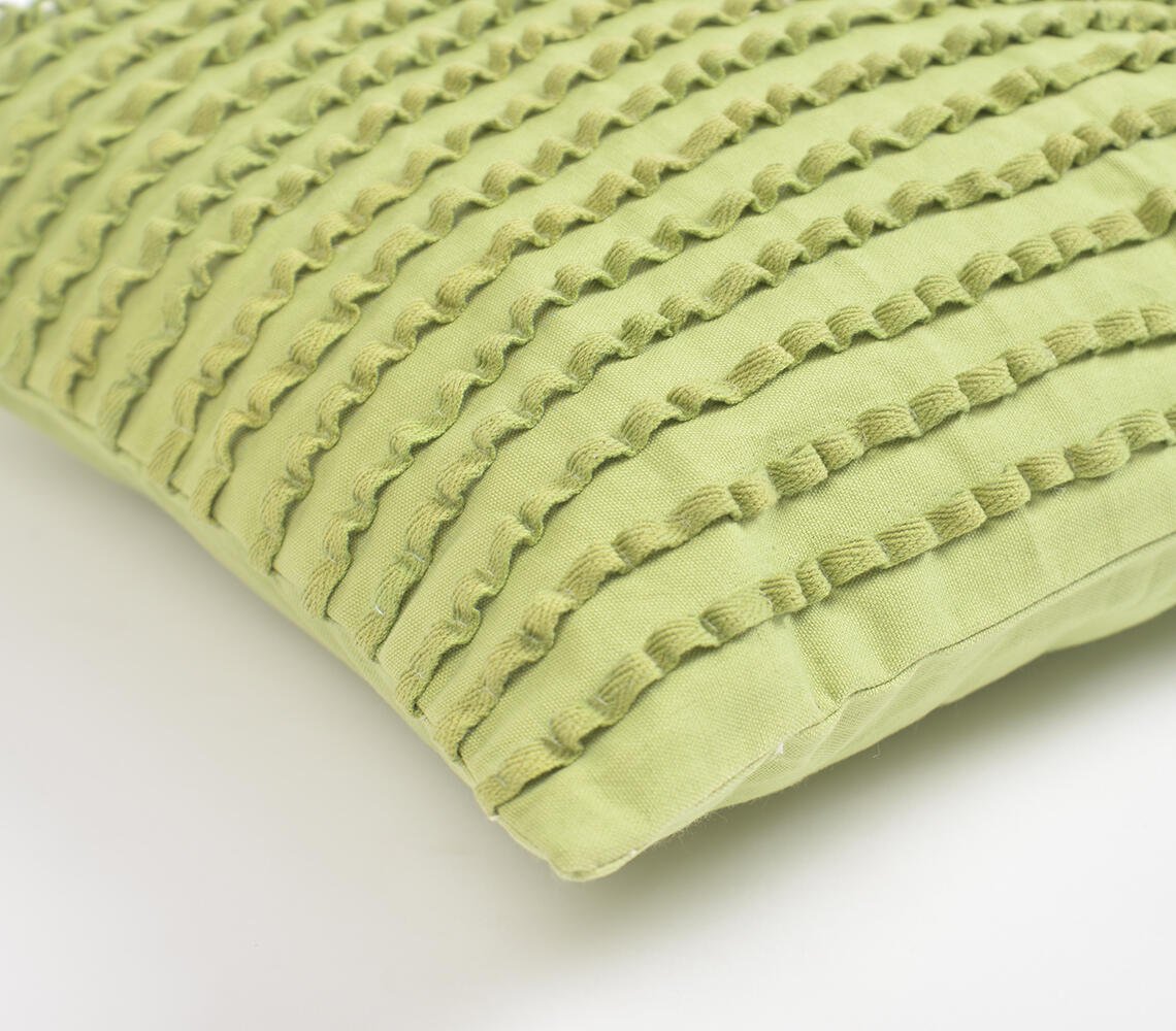 Embellished Lime Cushion Cover