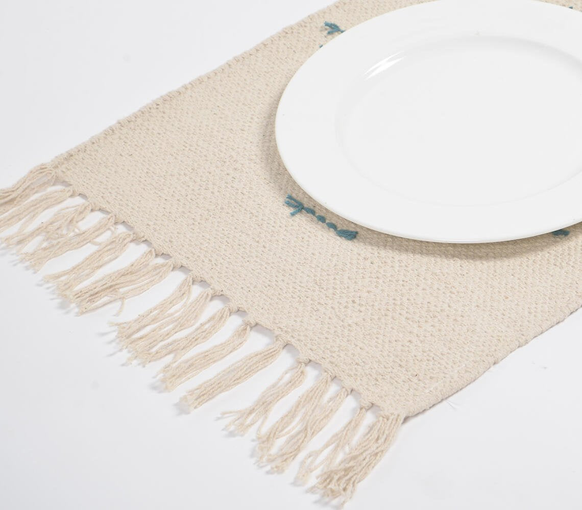 Diamond Lines Cotton Placemats (Set of 4)