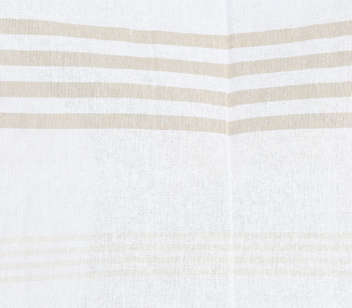 Handwoven Striped Cotton Bath Towel