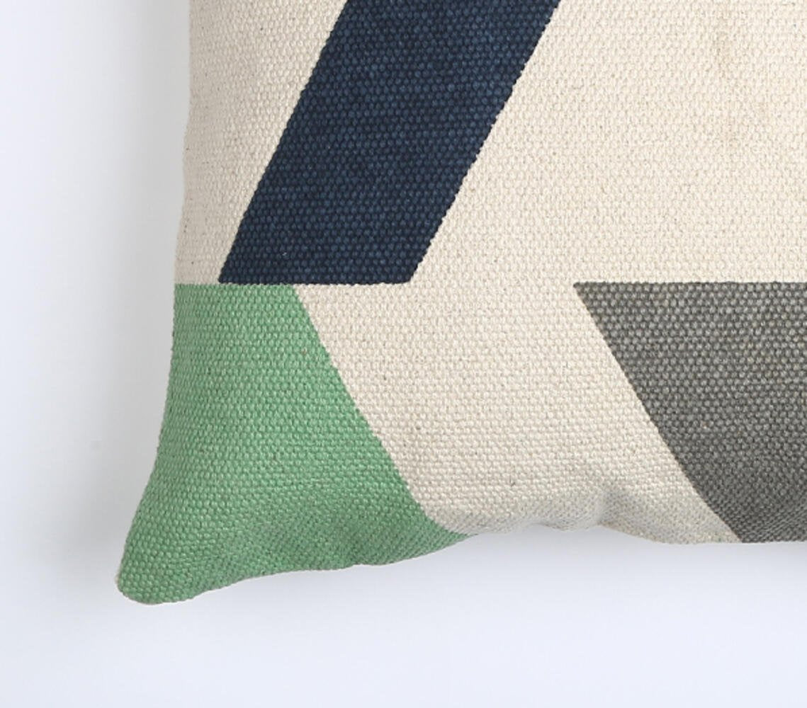 Shift Colorblock Printed Cushion cover, 20 x 20 inches