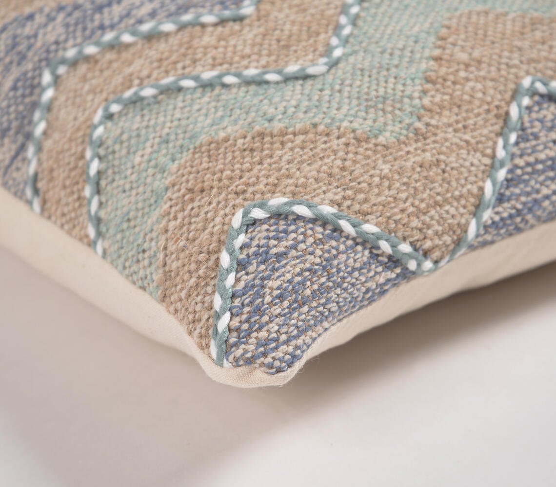 Woven & Embroidered Cotton Cushion cover