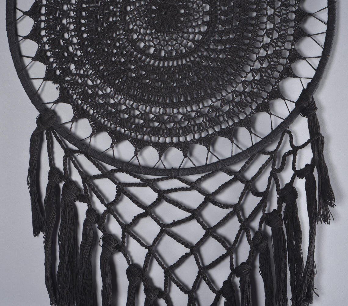 Noir Crochet Dreamcatcher