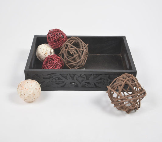 Dried lata vine christmas potpourri balls (set of 6)