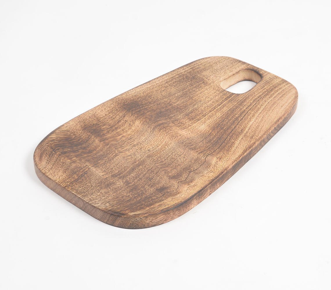 Hand Cut Mango Wood Rectangular Cutting Board