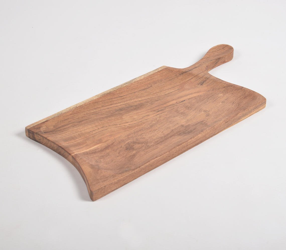 Hand Cut Acacia Wood Serving Board