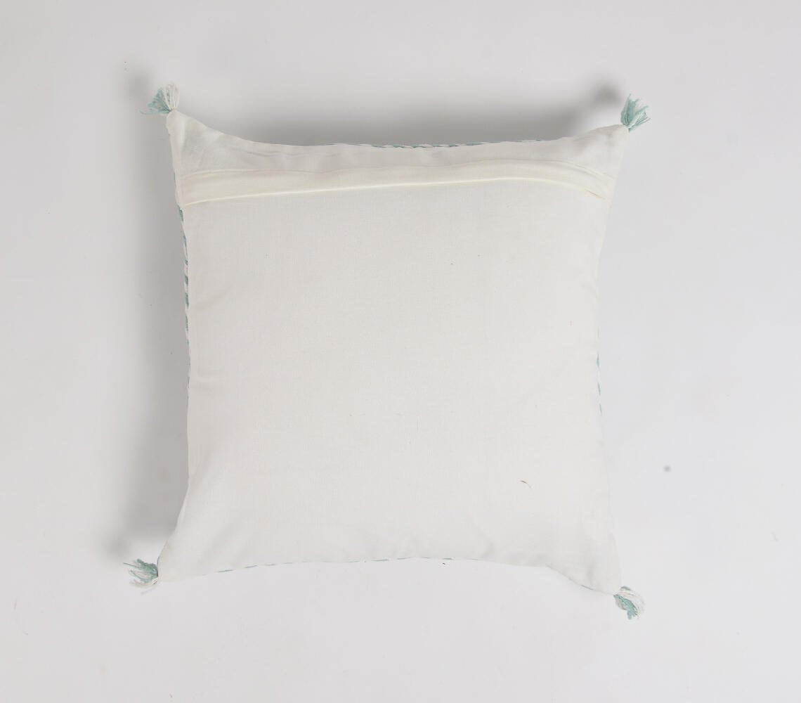 Minimal Mint Embroidered Cushion cover