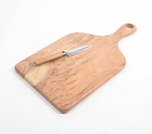 Stylish Raw Acacia Wood Cutting Board