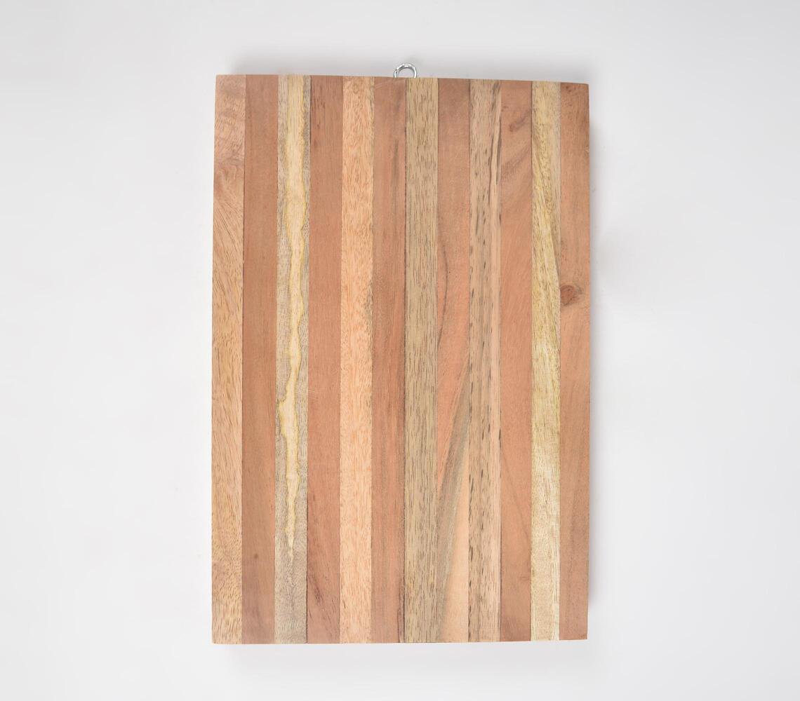 Striped Acacia & Mango Wood Cutting Board