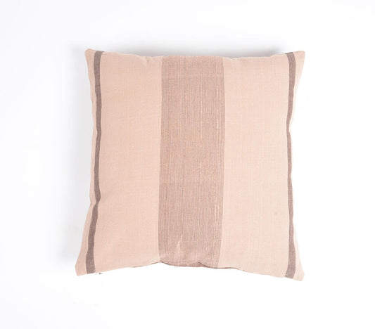 Earthy Woven Cotton Cushion Cover, 16 x 16 inches