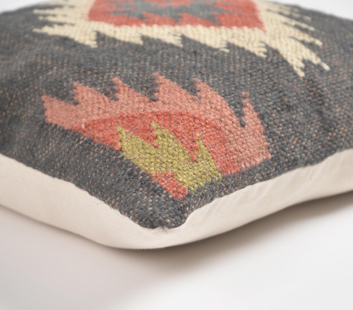 Geometric Handwoven Pixelart Cushion Cover