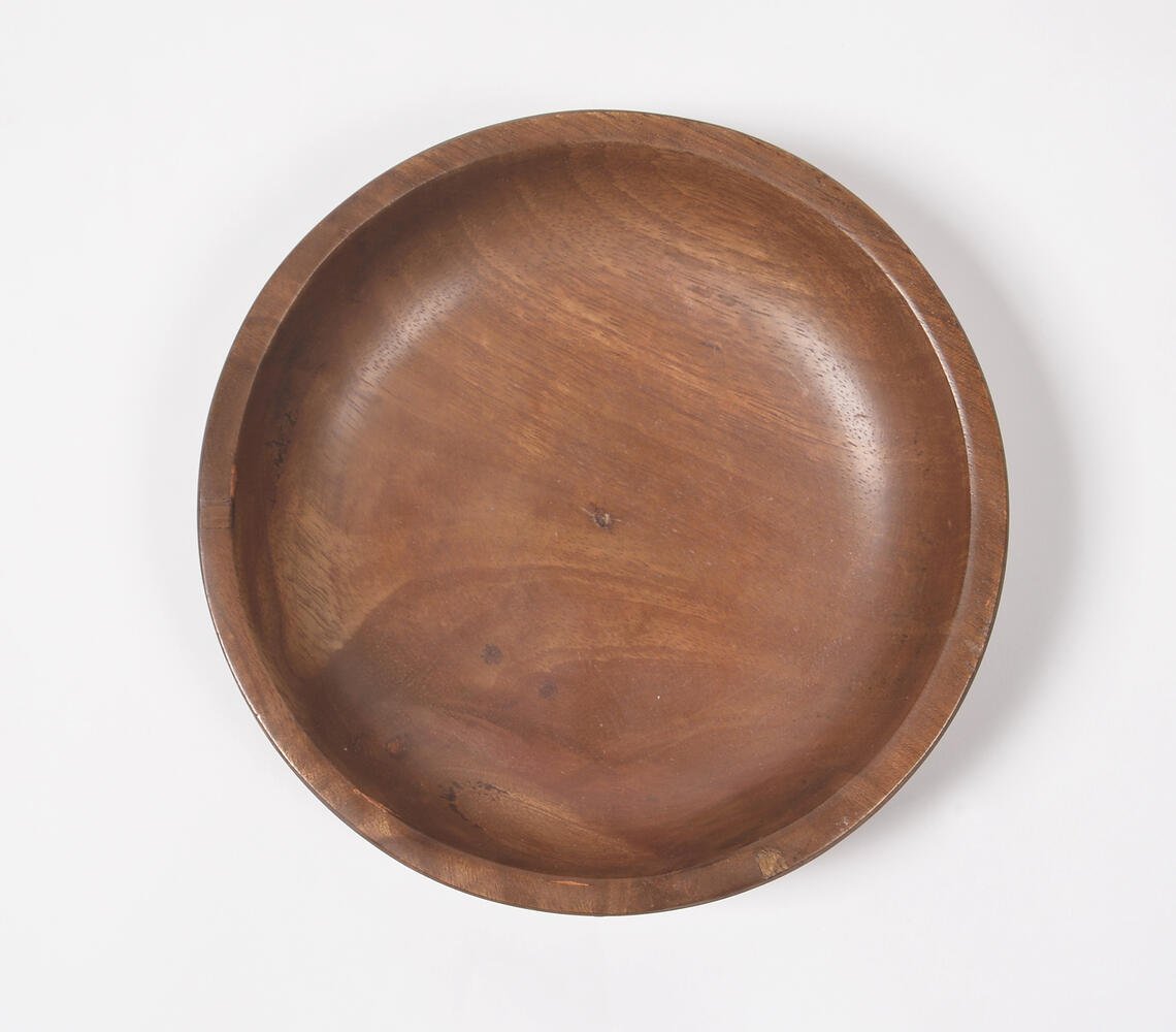 Natural Mango Wood Fruit Bowl