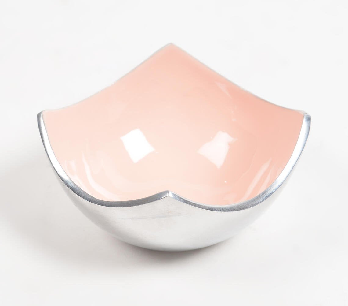 Enamelled Aluminium Pink Fruit Salad Bowl