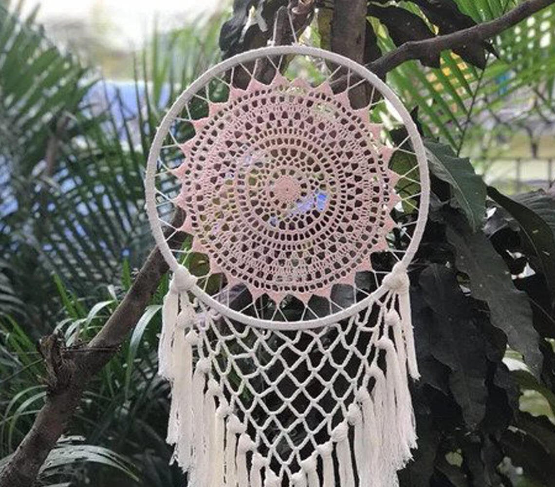 Blush Mandala Dreamcatcher