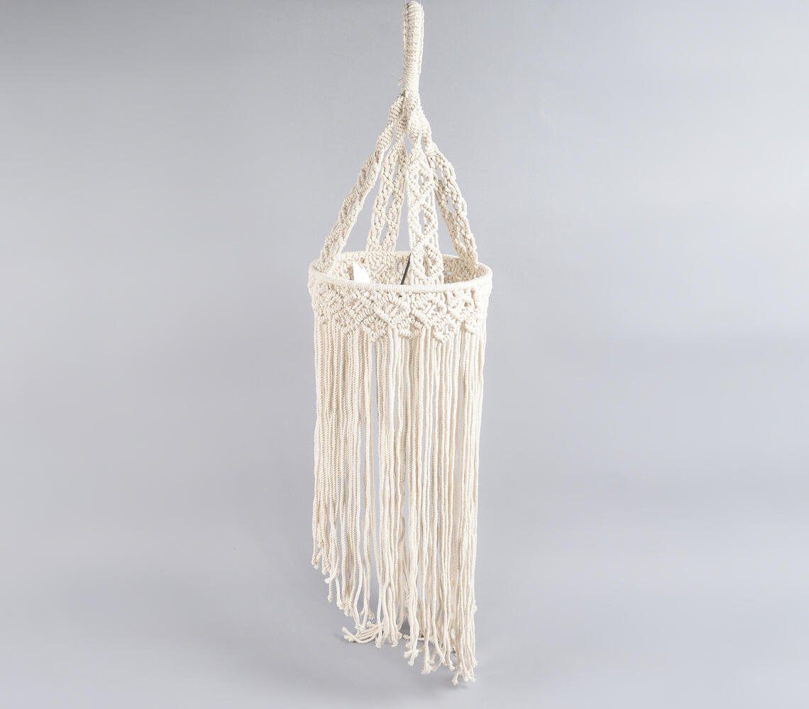 Bohemian Macrame Hanging Lamp